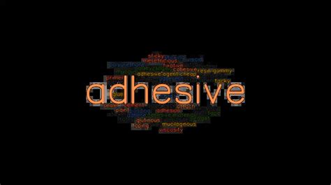ADHESIVE Synonyms .